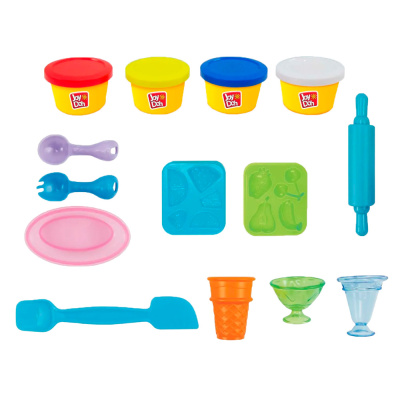 Набор для лепки Мороженое 4 цвета Joy-Doh ICEC-200 pot 1